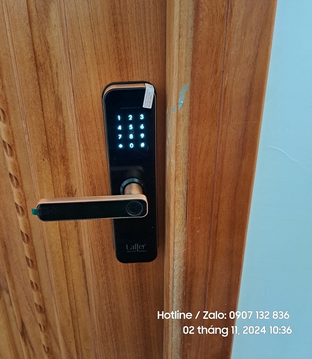 Khóa Vân Tay Cửa Gỗ 
