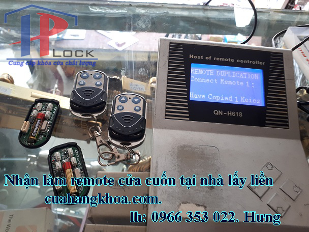 Làm Remote Cửa Cuốn Quận Bình Tân