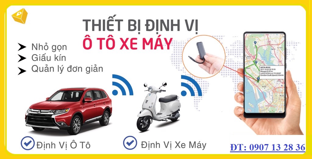 Lắp Định Vị GPS Xe Máy - Ô Tô