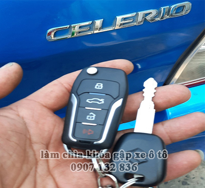 Làm Chìa Khóa Gập Xe Hãng Suzuki Tại Sài Gòn