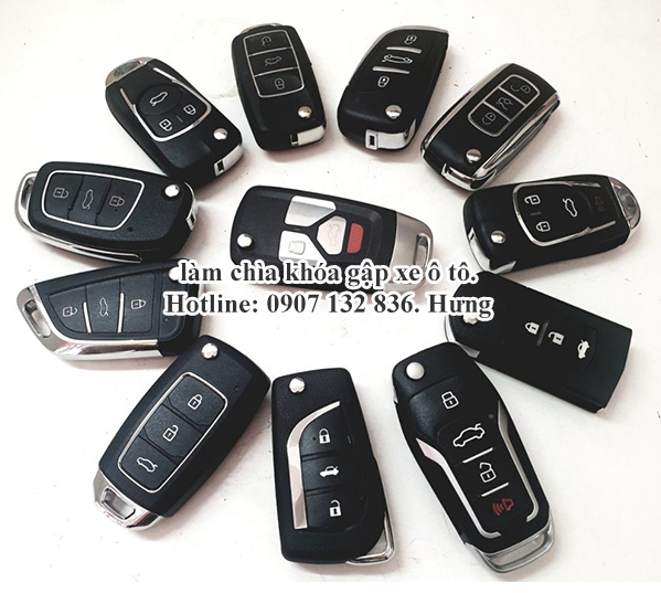 Làm chìa khóa gập xe ô tô giá rẻ tận nơi tại Tp. Hồ Chí Minh.
