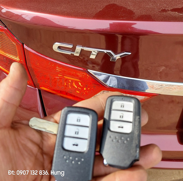 Làm chìa khóa xe honda city