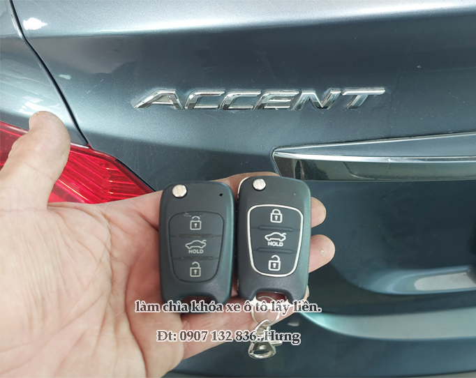 CHÌA KHÓA REMOTE HYUNDAI ACCENT