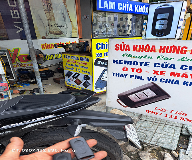 LÀM KHÓA SMARTKEY YAMAHA EXCITER