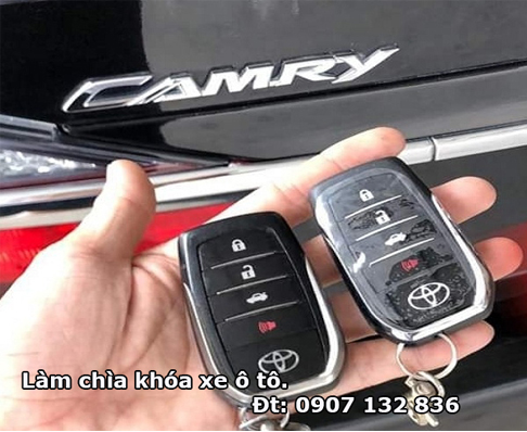 Làm các loại chìa khóa xe hãng toyota