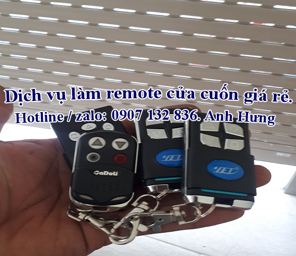 Làm Remote Cửa Cuốn Tại Nhà Quận 3