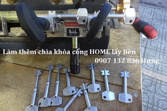 LÀM THÊM CHÌA KHÓA CỔNG HOME