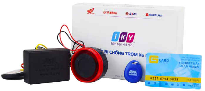 Khóa Chống Trộm Tích Hợp Remote Theo Xe