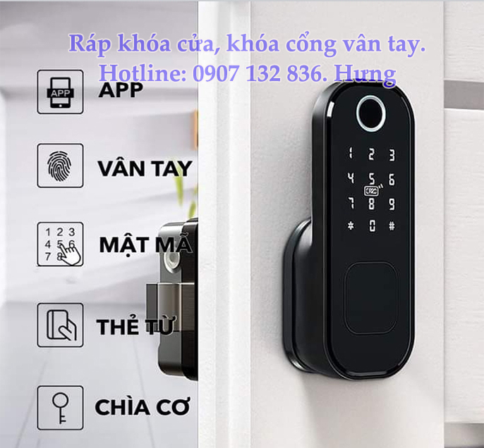 Lắp Ráp Khóa Cổng Vân Tay