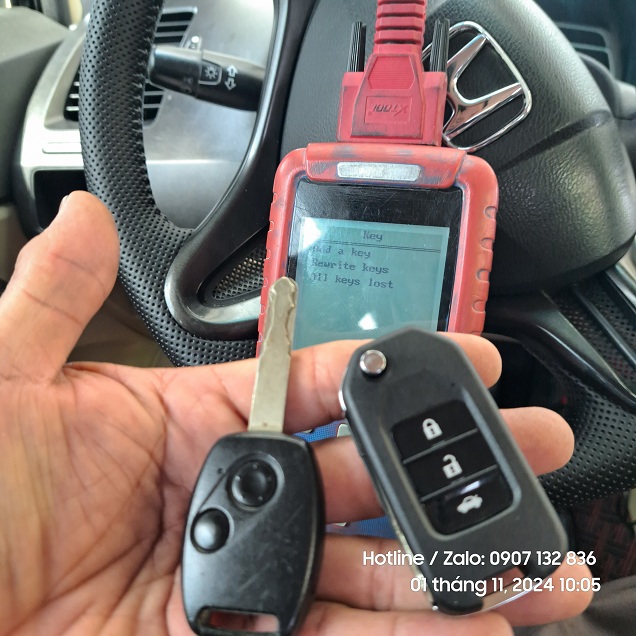 CHÌA KHÓA GẬP HONDA 