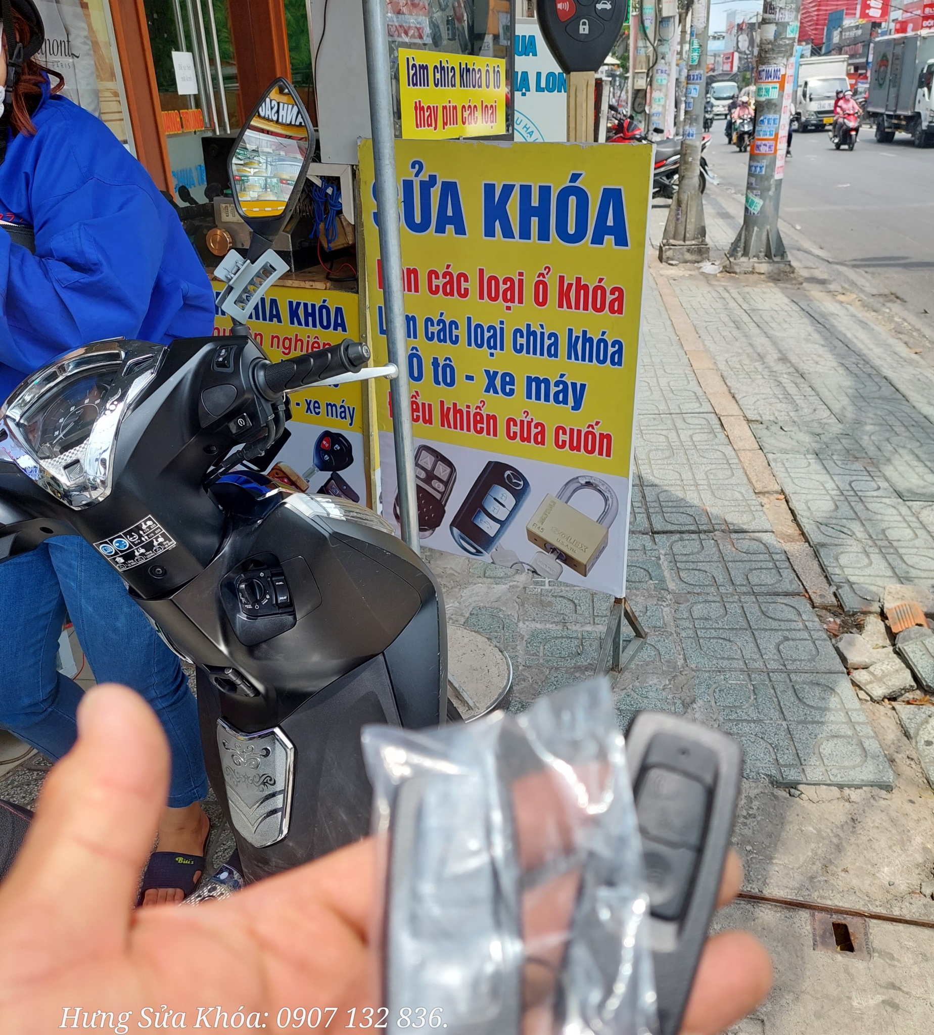 LÀM CHÌA KHÓA SMARTKEY HONDA LEAD 