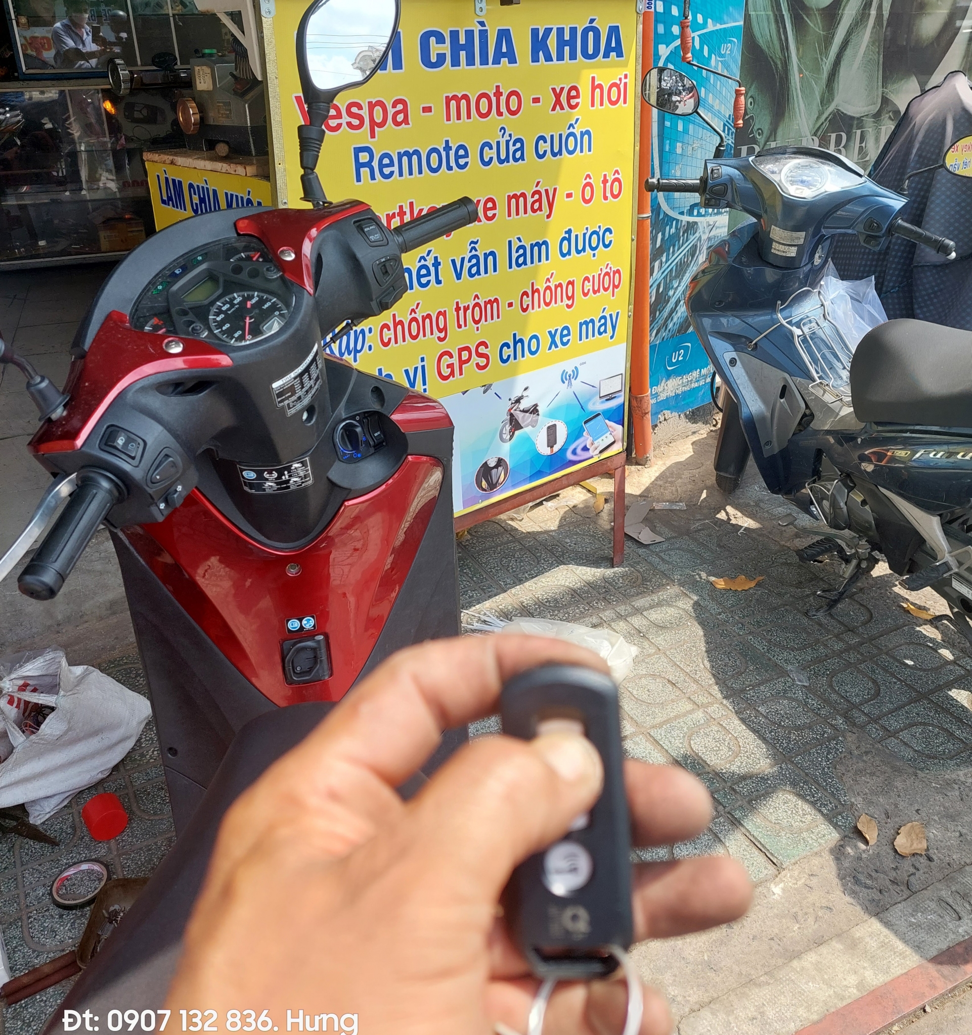 LÀM CHÌA KHÓA HONDA SH 150 